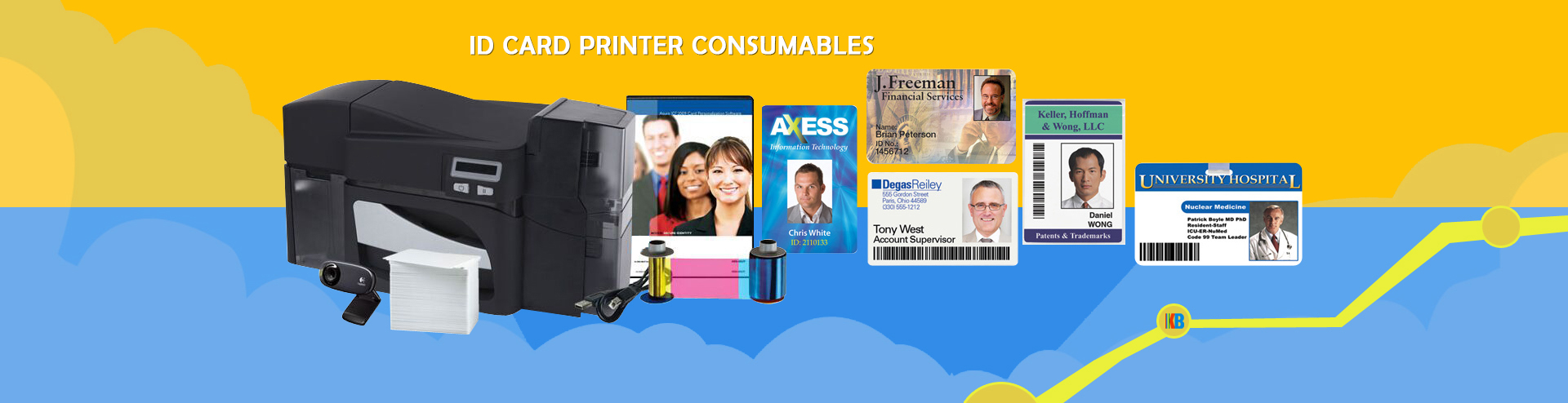 Card printers and supplies